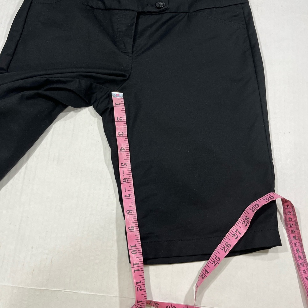 ANN TAYLOR SIGNATURE BLACK SHORTS - Picture 6 of 12